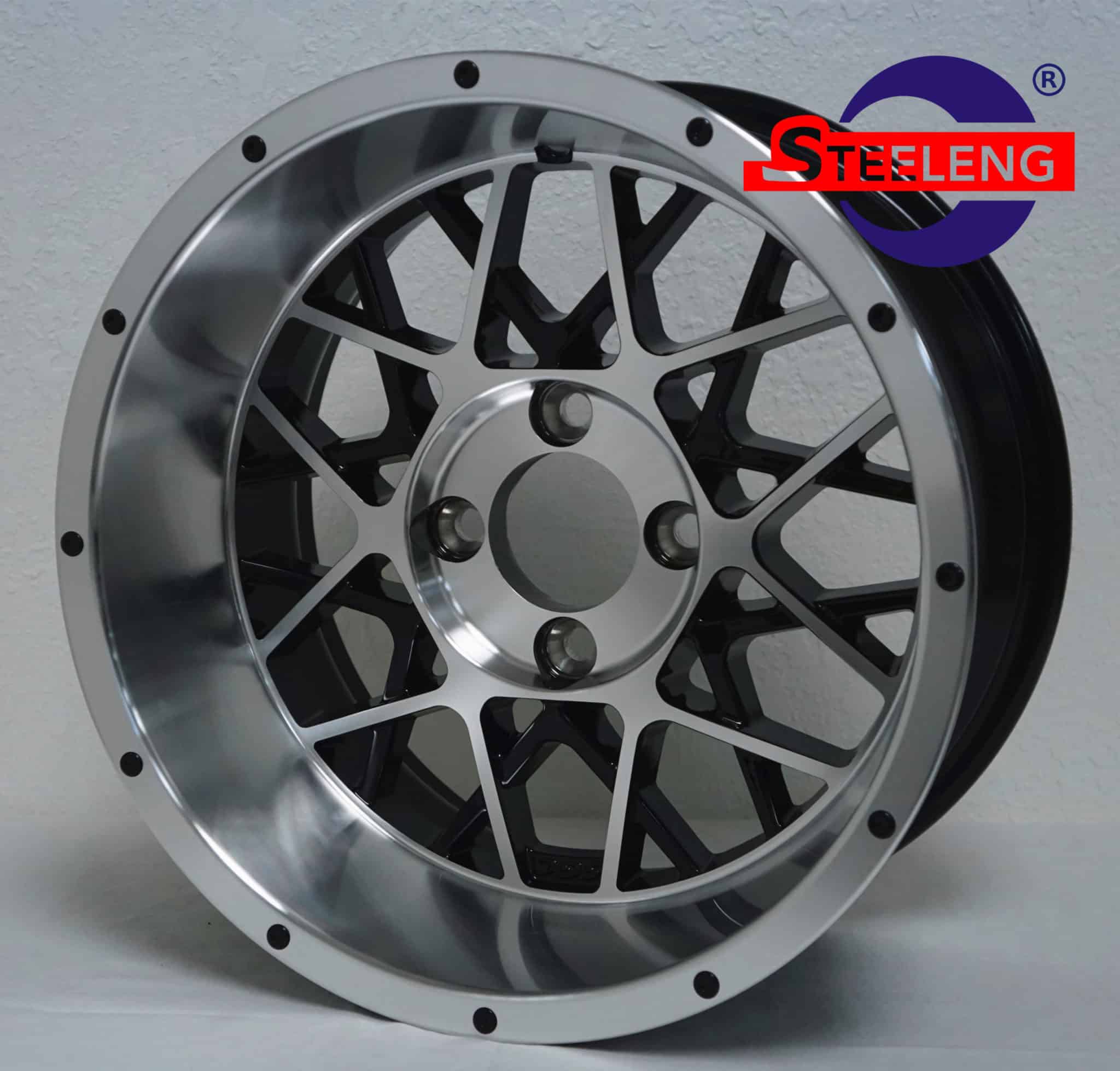 14″ Venom Machined/Black Wheel – Aluminum Alloy - WH1419