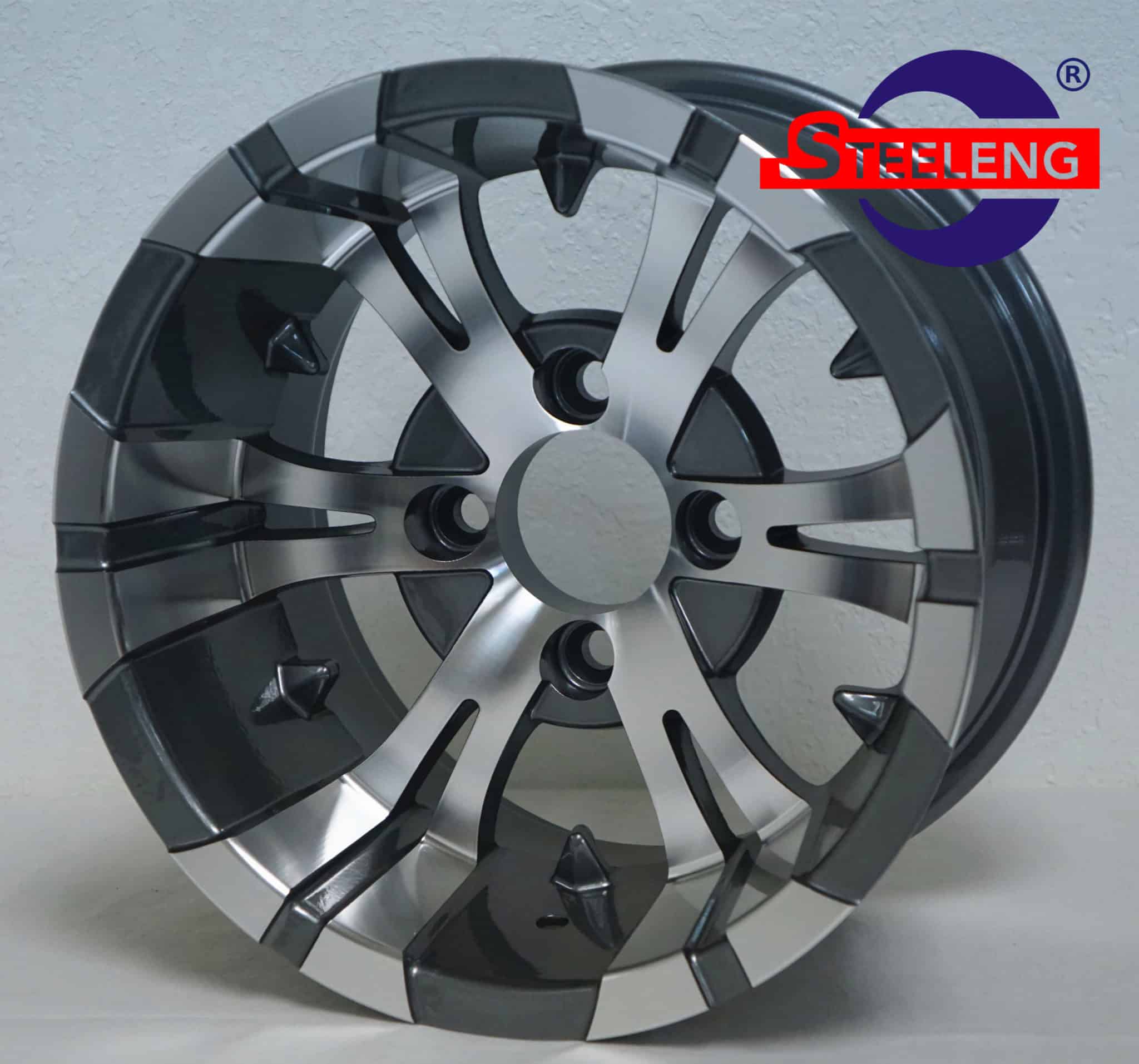 12″ Vampire Machined/Gunmetal Wheel – Aluminum Alloy - WH1244