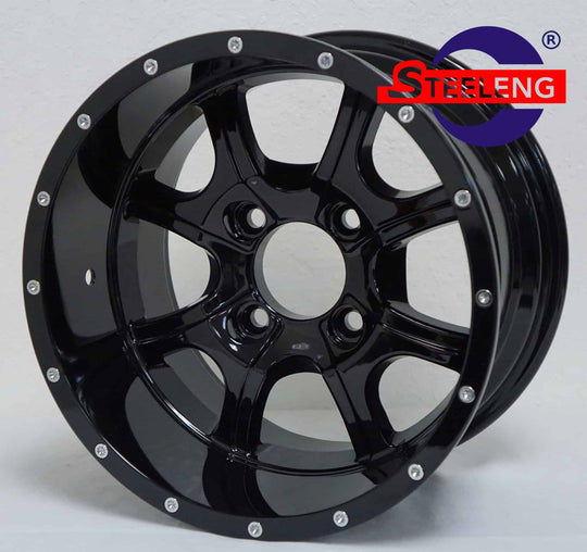 12″ Night Stalker Glossy Black Wheel – Aluminum Alloy - WH1221
