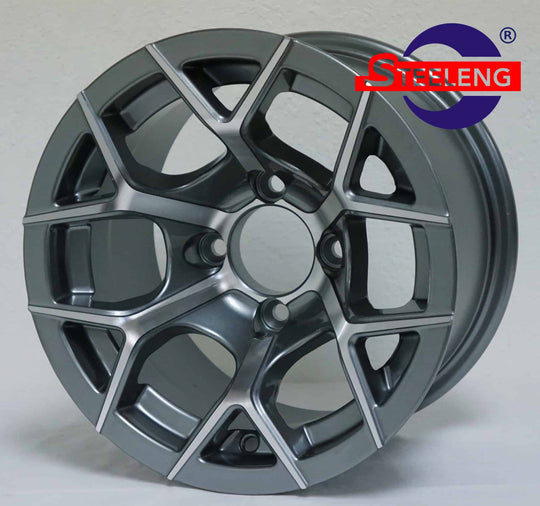 12″ Rally Machined/Gunmetal Wheel – Aluminum Alloy - WH1229