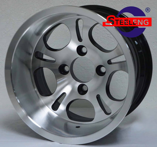 12″ Lightside Machined/Black Wheel – Aluminum Alloy - WH1213