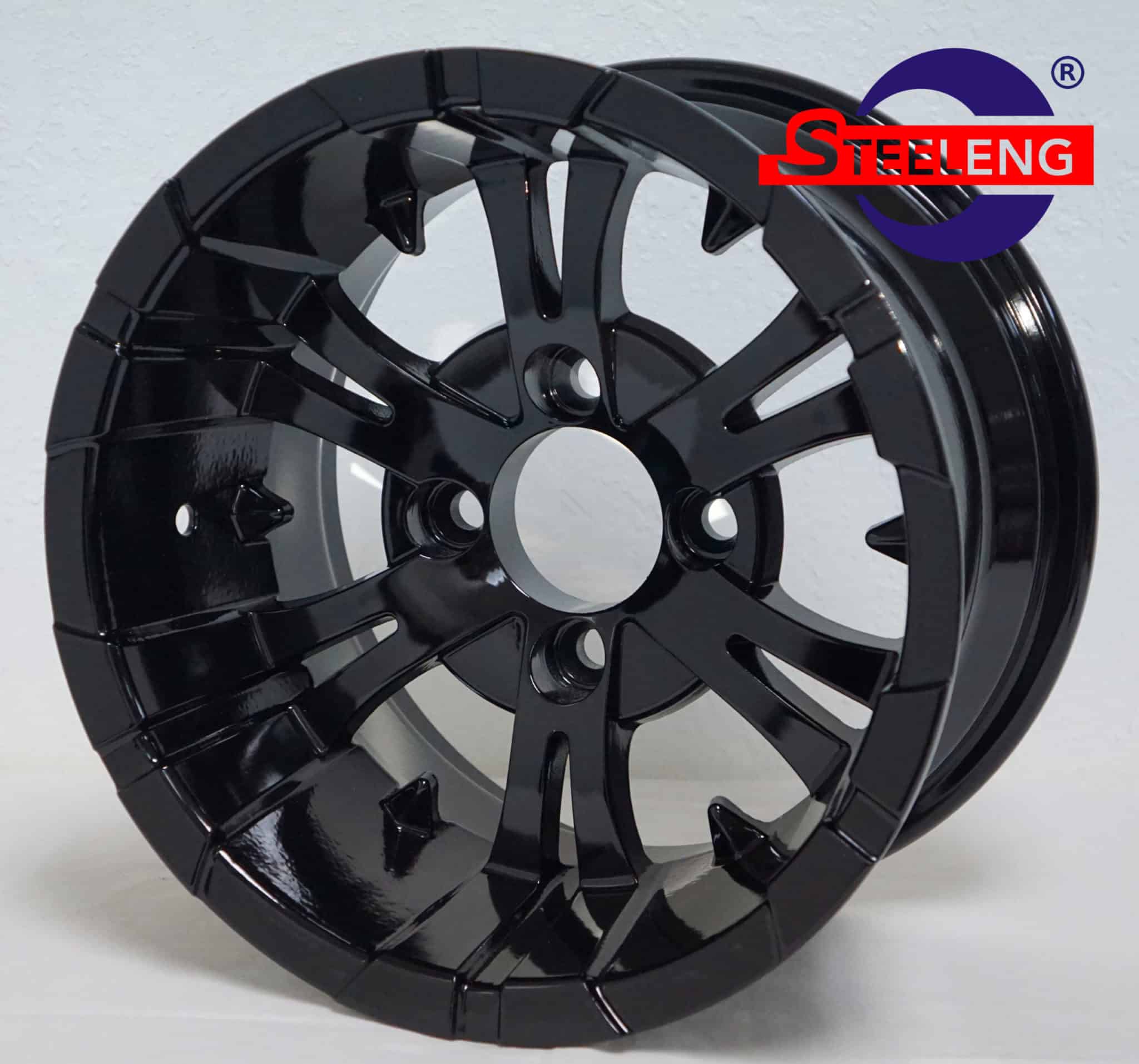 12″ Vampire Glossy Black Wheel – Aluminum Alloy - WH1242