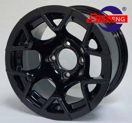 12″ Rally Glossy Black Wheel – Aluminum Alloy - WH1227