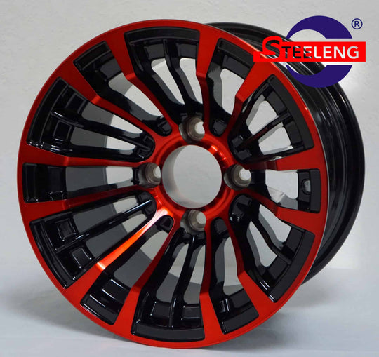12″ Matador Red/Black Wheel – Aluminum Alloy - WH1220