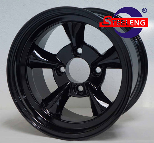 12″ God Father Glossy Black Wheel – Aluminum Alloy - WH1206