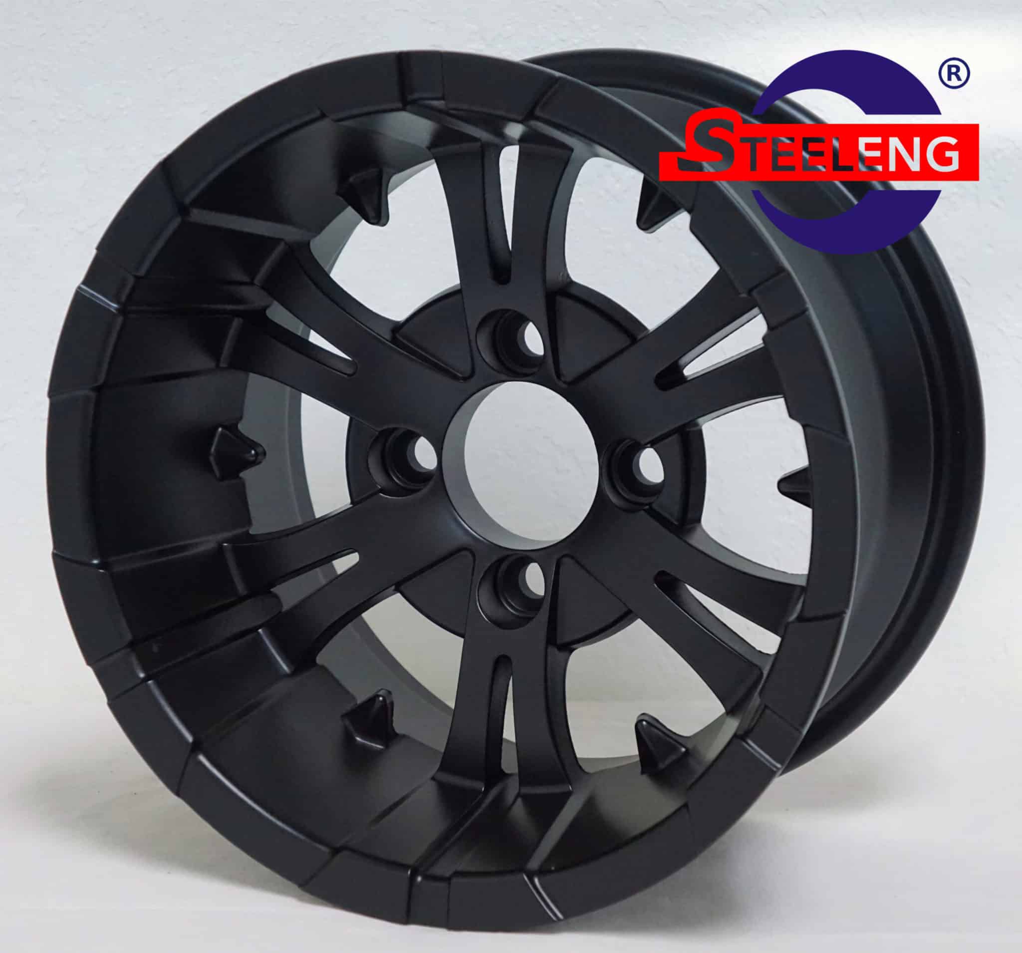 12″ Vampire Matte Black Wheel – Aluminum Alloy - WH1247