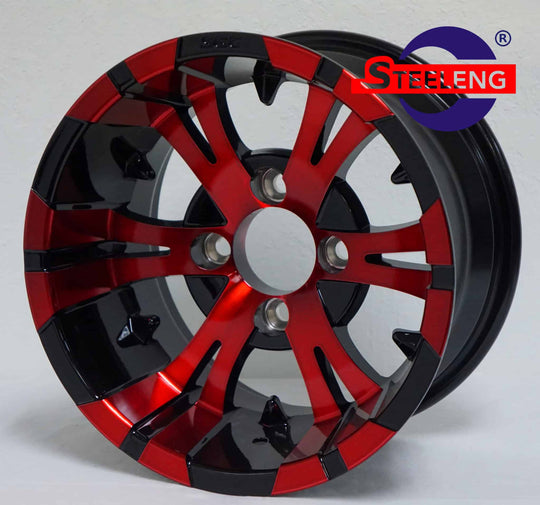 12″ Vampire Red/Black Wheel – Aluminum Alloy - WH1248