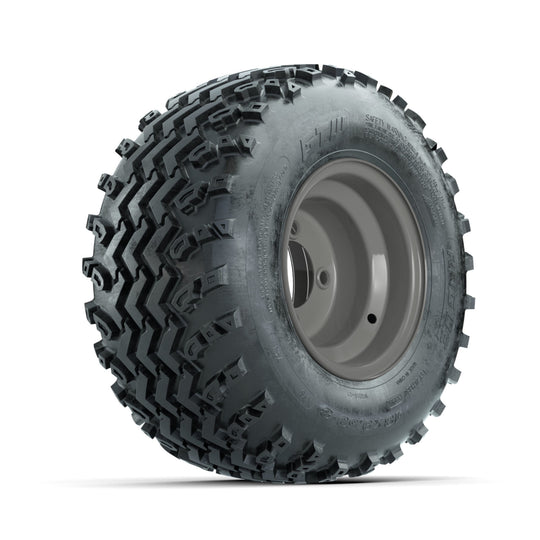 GTW Steel Club Car Grey Centered 8 in Wheels with 18x9.50-8 Rogue All Terrain Tires ‚Äì Full Set