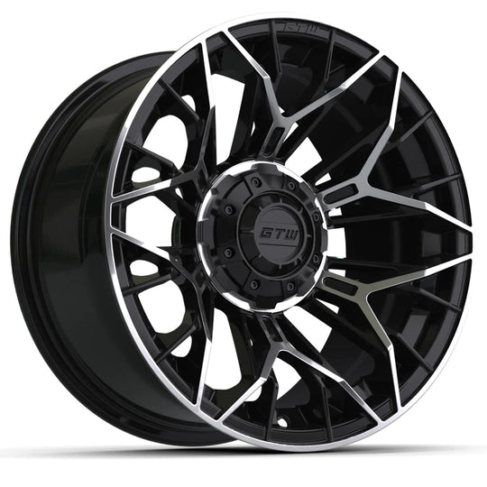 14" GTW Stellar Black & Machined Wheel