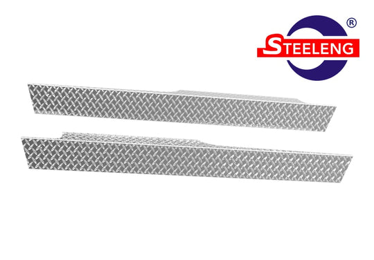 Rocker Panels Polished Aluminum Diamond Plate for EZGO RXV (2006-up) (set of 2) - RPRX02