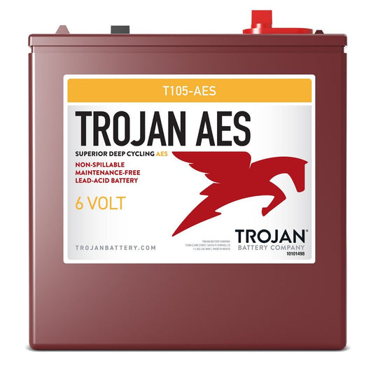 Trojan T-105-AES 6V Superior Deep Cycling AGM Battery