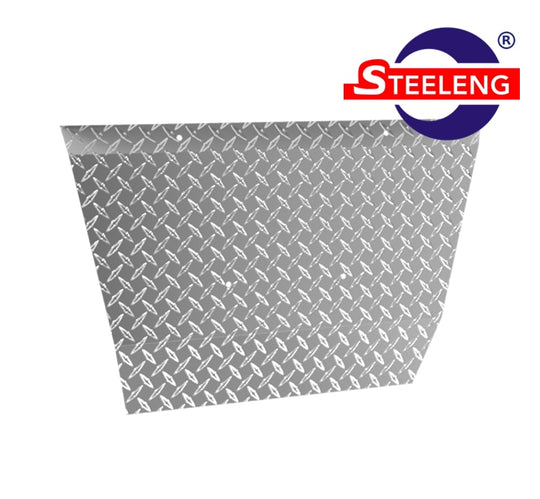 Front Shock Cover (Bumper) Aluminum Diamond Plate for EZGO TXT - FSTX01