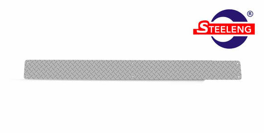 Kick Plate Polished Aluminum Diamond Plate for EZGO TXT - KPTX01