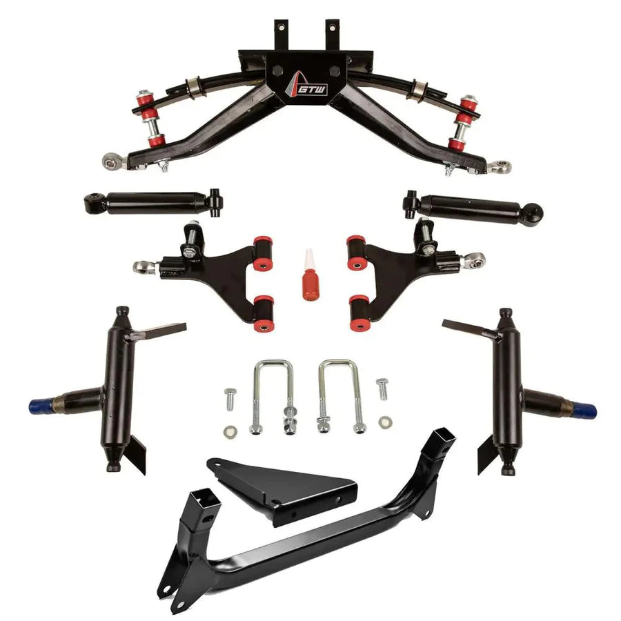 4" GTW Double A-Arm Lift Kit for Yamaha G29/Drive & Drive2 with Solid/Fixed Rear Axle