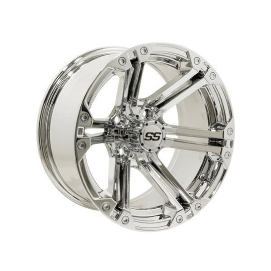 GTW Specter 14" Chrome Wheel (3:4 Offset)