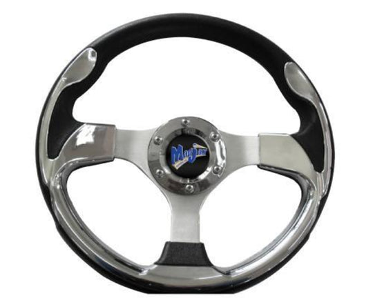 MadJax 13" Chrome Ultra2 Steering Wheel