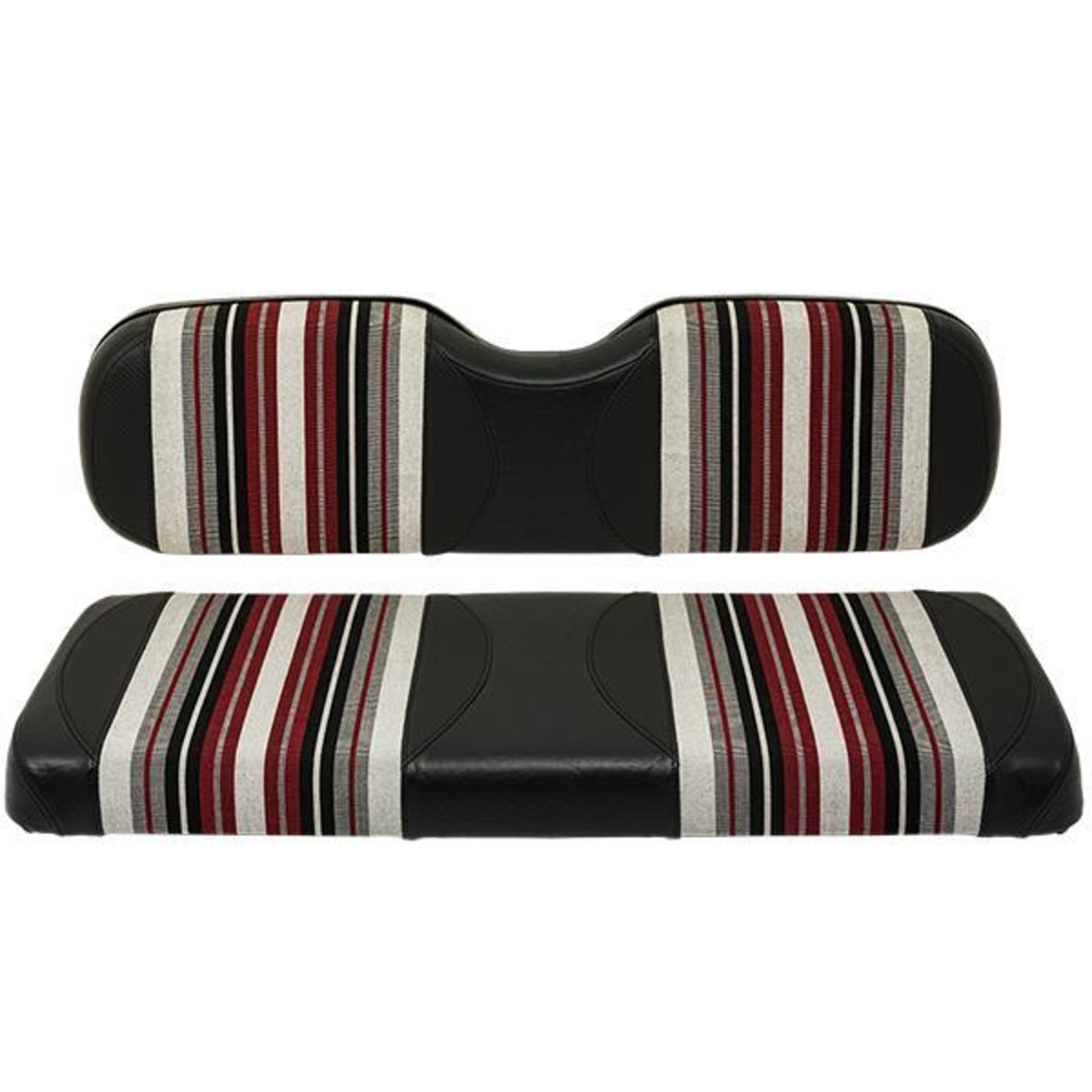 Red Dot Burgundy/Black/White Harmony Rear Seat Covers for GTW¬¨√Ü Mach1/Mach2 & MadJax¬¨√Ü Genesis 150