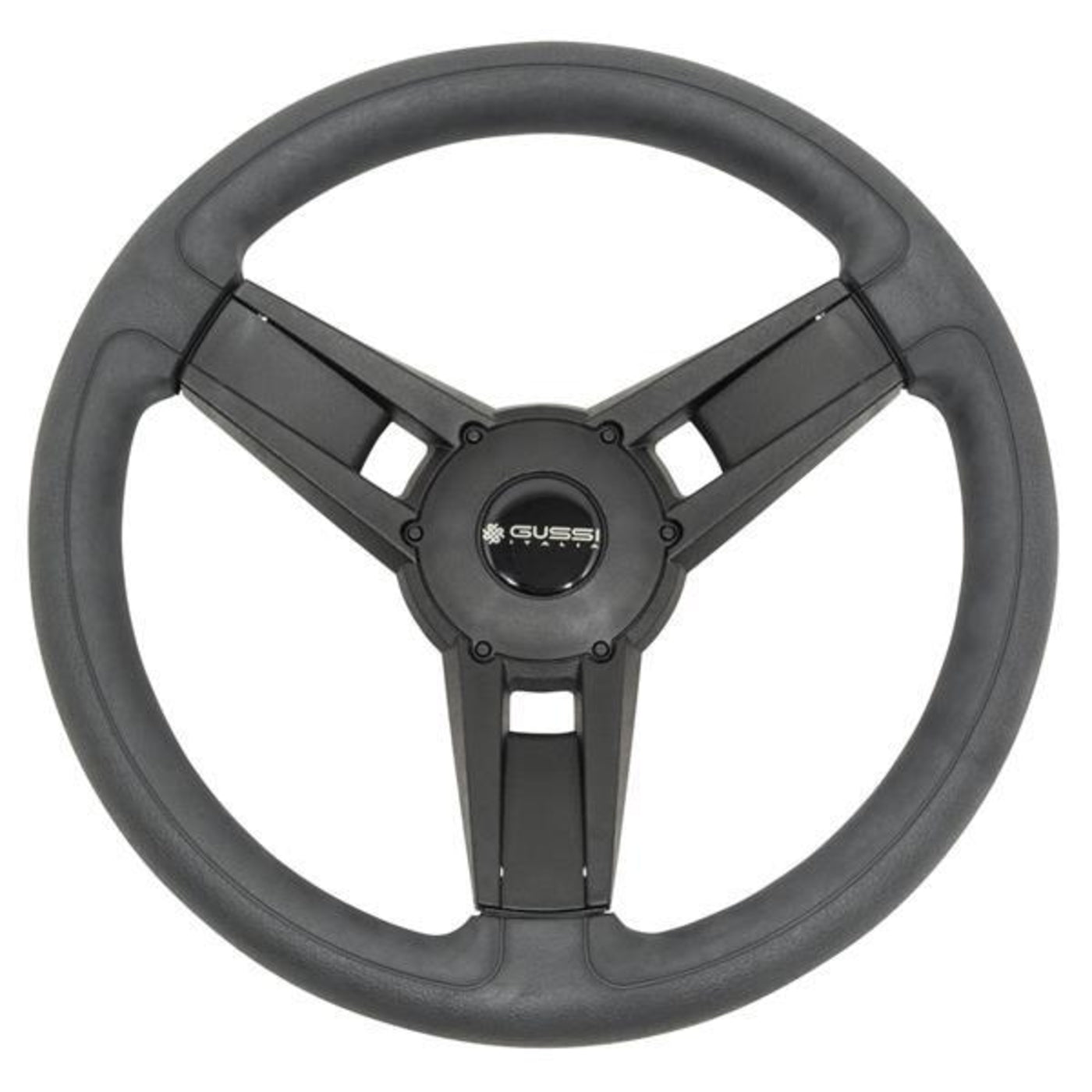 Gussi Italia¬¨√Ü Giazza Black Steering Wheel For All E-Z-GO TXT / RXV Models