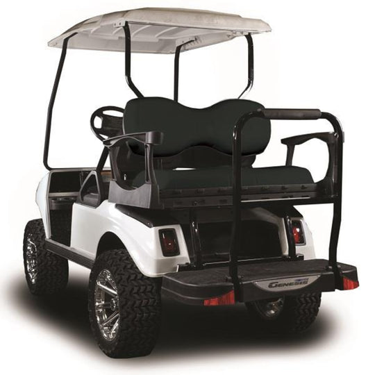 MadJax Genesis 300 with Deluxe Black Aluminum Rear Flip Seat - Club Car DS
