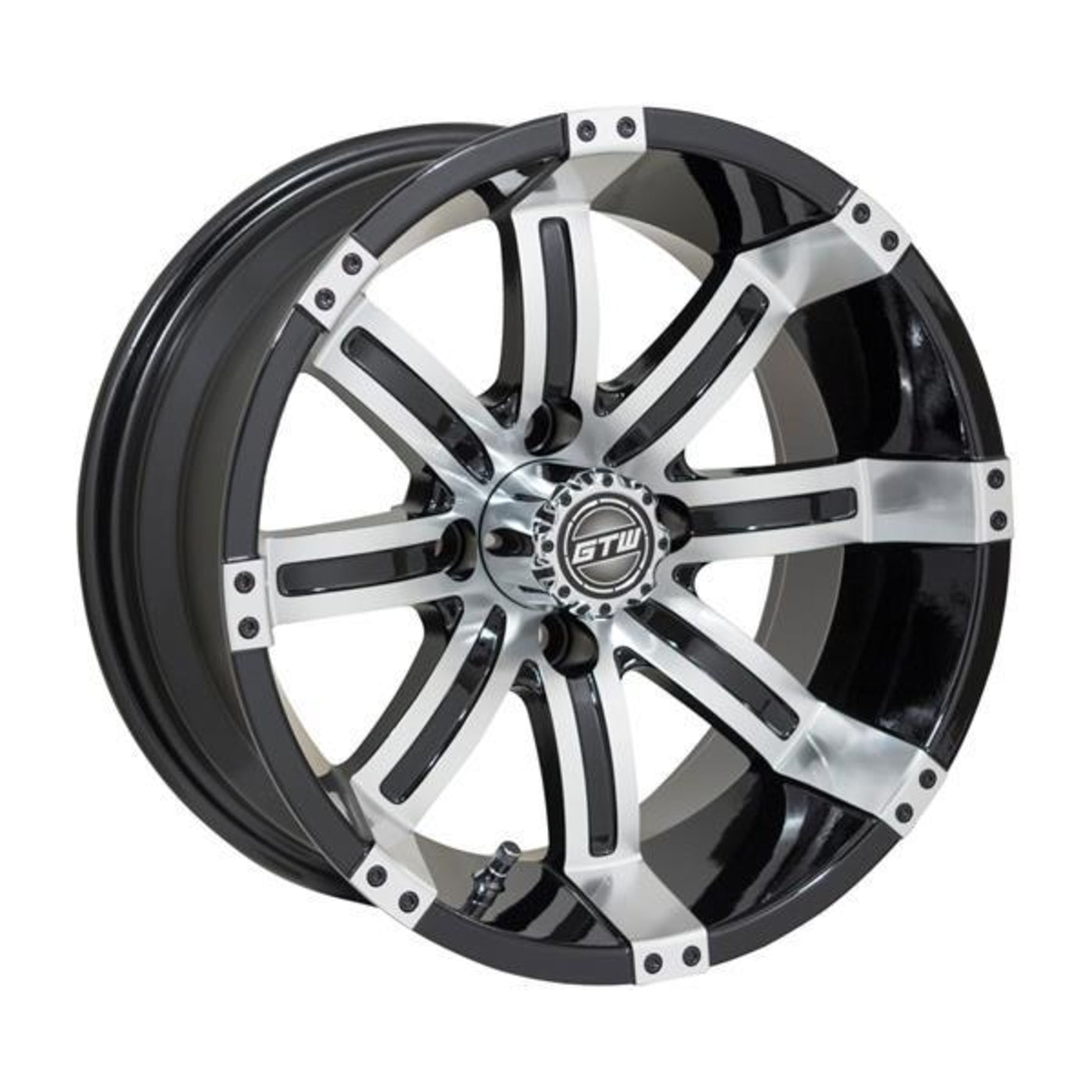 GTW¬¨√Ü Tempest 14" Machined & Black Wheel (3:4 Offset)