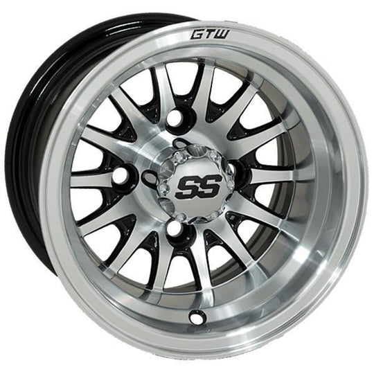 GTW Medusa 10x7 Machined & Black Wheel (3:4 Offset)