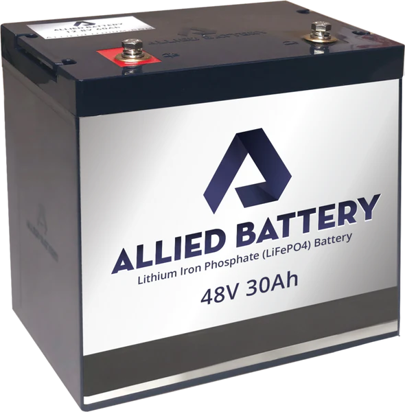 Allied Lithium Battery - 48V 30 Amp Golf Cart (Individual)