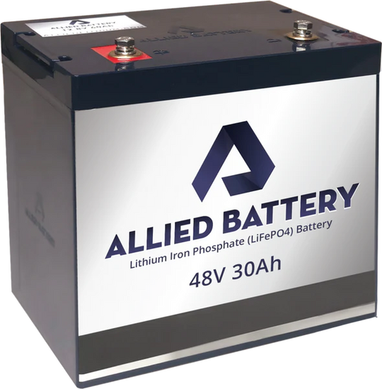 Allied Lithium Battery - 48V 30 Amp Golf Cart (Individual)
