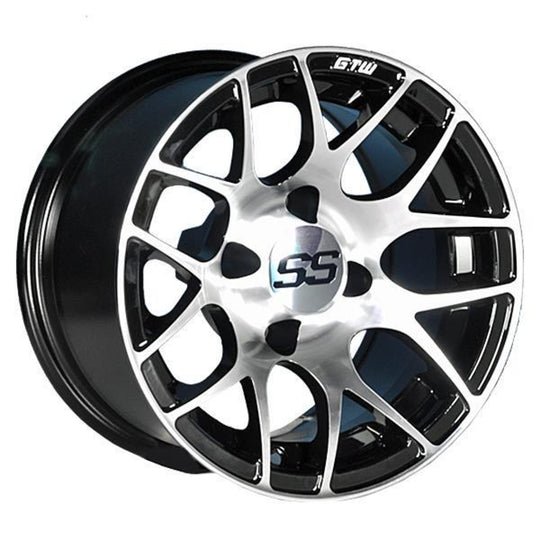 14x7 GTW Machined/Black Pursuit Wheel