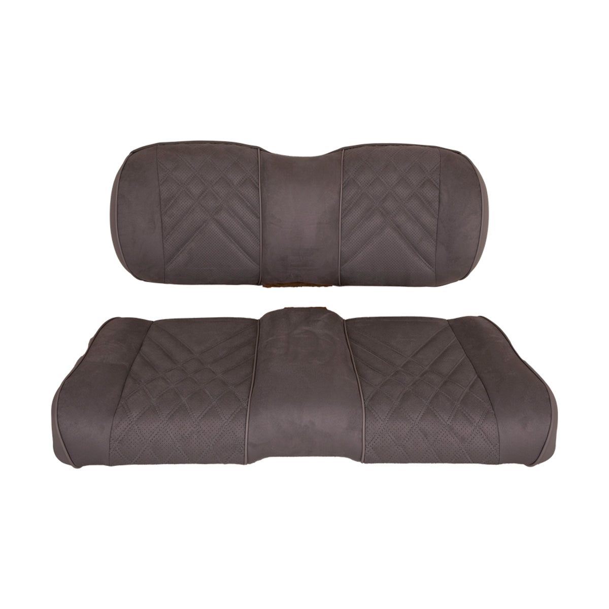 Premium RedDot¬¨√Ü Pewter Suede Front Seat Assemblies for EZGO RXV