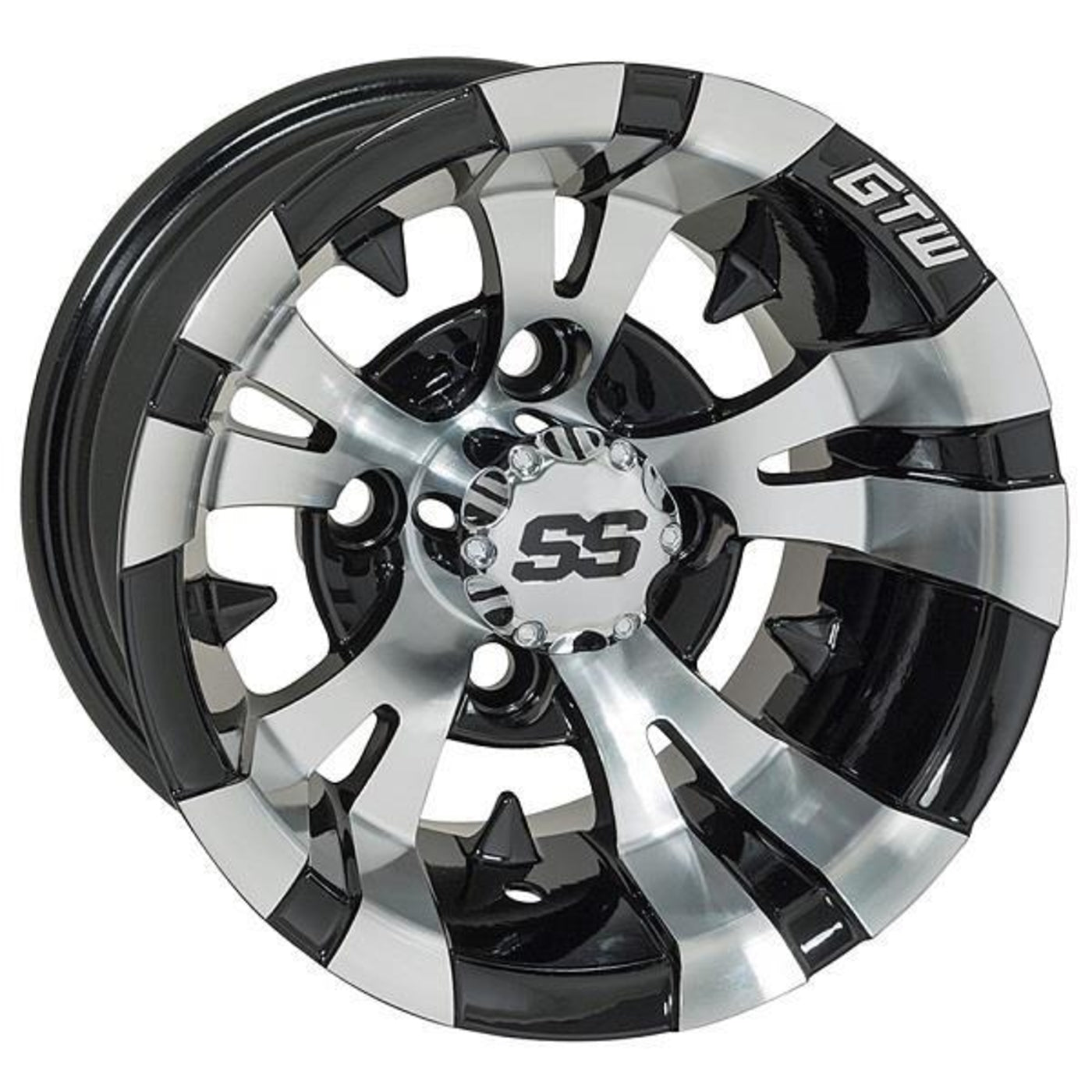 GTW¬¨√Ü Vampire 10x7 Machined & Black Wheel (3:4 Offset)
