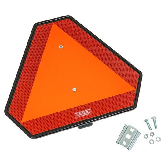 Plastic Slow Moving Vehicle Triangle With Spade Mount Kit -