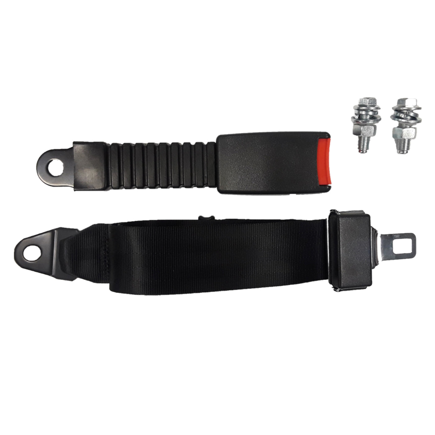 GTW 42.5 Inch Lap Belt with Rubber Over Mold Buckle