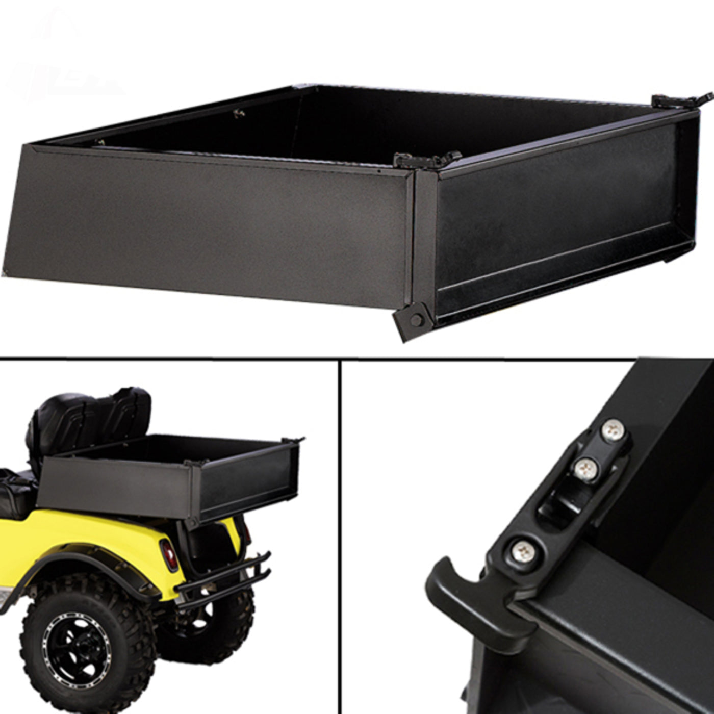 GTW¬Æ Black Steel Cargo Box (Universal Fit)