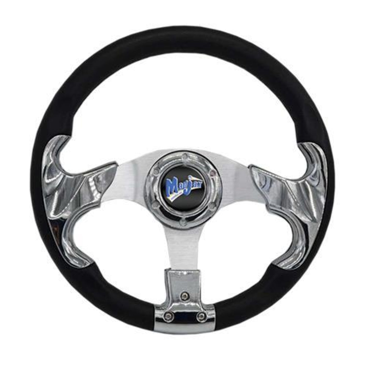 MadJax¬¨√Ü 13" Chrome Razor Steering Wheel
