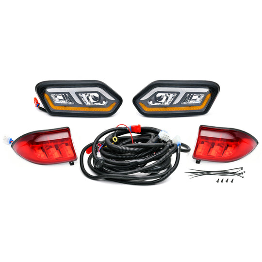 GTW Club Car Tempo LED Head Light & Taillight Kit 2018-Up