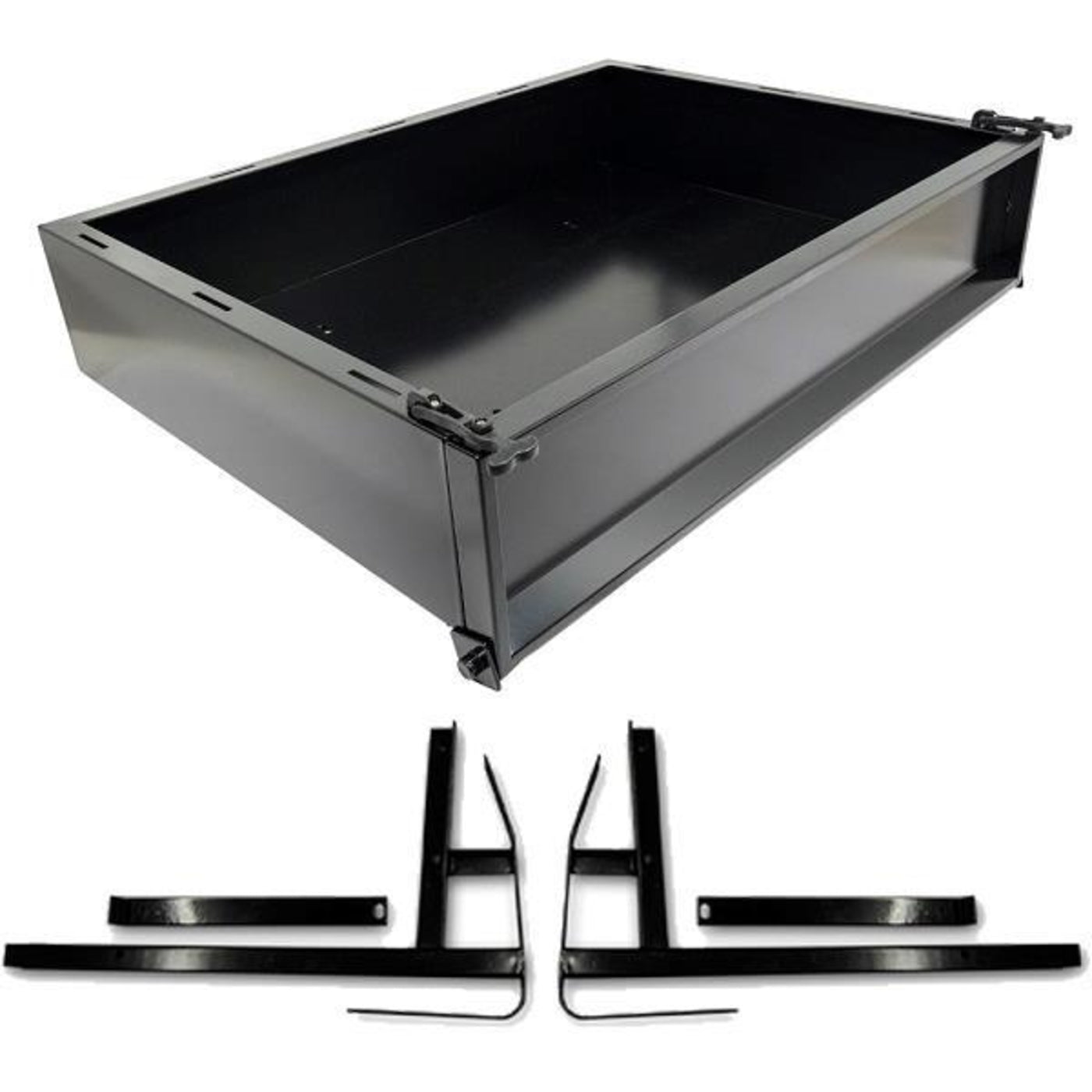 GTW¬¨√Ü Black Steel Cargo Box Kit For E-Z-GO TXT/T48 (Years 1994.5-Up)