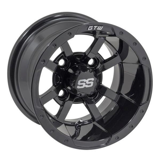 GTW Storm Trooper 10" Black Wheel (3:4 Offset)
