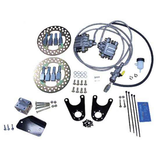 Jake's Club Car DS Front Disc Brake Kit W/ Spindle Lift (Years 1981-2008.5)