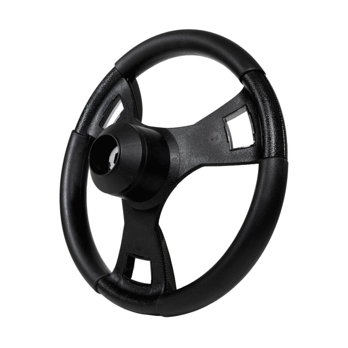Gussi Italia¬¨√Ü Model 13 Black/Carbon Fiber Steering Wheel For Club Car Precedent / Onward / Tempo