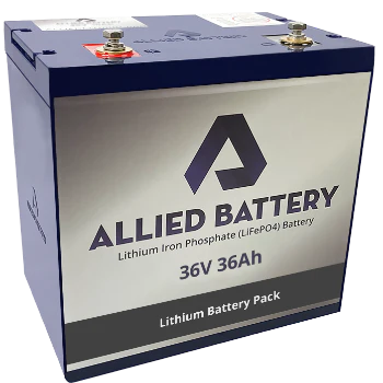 Allied Lithium Battery - 36V 36 Amp Golf Cart (Individual)