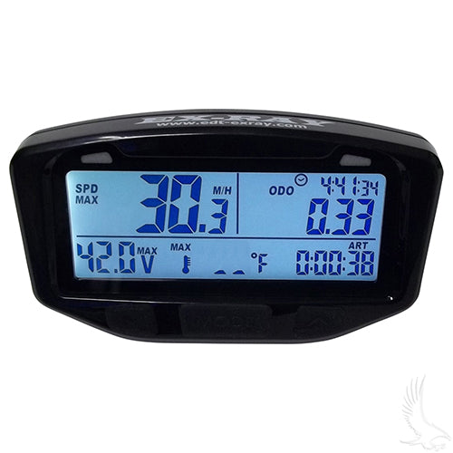 Golf Cart Speedometer -Multi Function -Universal -w/o Motor Temperature Sensor