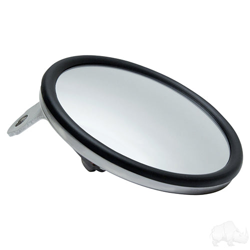 Golf Cart Mirror Convex Side Mount Rearview Stainless Steel Golf