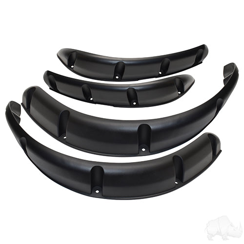 Club Car Tempo Golf Cart Fender Flares Kit - 3" Wide Set of 4