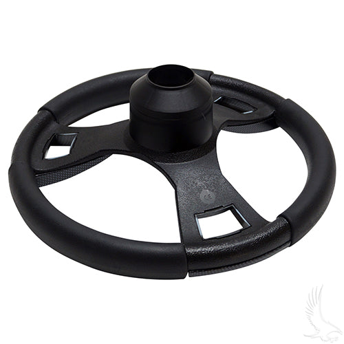 Fontana Golf Cart Steering Wheel -Carbon Fiber -Yamaha Hub