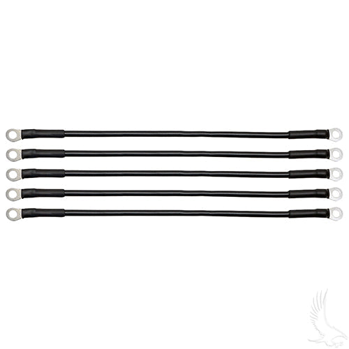 Golf Cart Battery Cable, 14" 6 Gauge Black