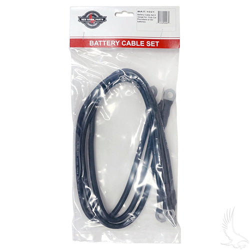 Club Car Precedent Battery Cables Set (12V Batteries) Golf Cart Geeks