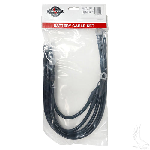 Club Car Precedent Battery Cables Set (8V Batteries)