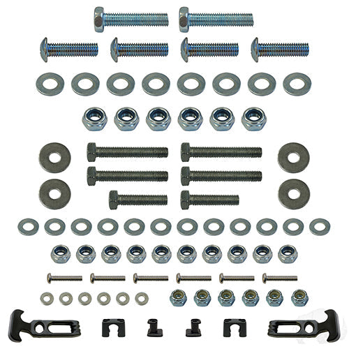 Club Car DS Golf Cart Thermoplastic Utility Box/Install Kit (1982+)