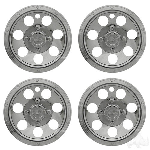 RHOX Wheel Cover - SET OF 4 - 10" Beadlock A/T Chrome