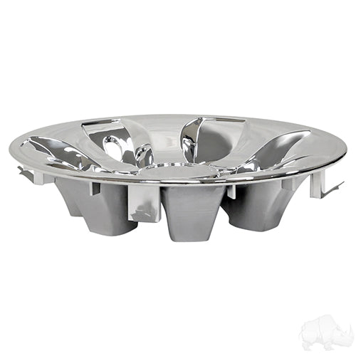 8" RHOX Driver Chrome Golf Cart Wheel Cover/Hub Cap